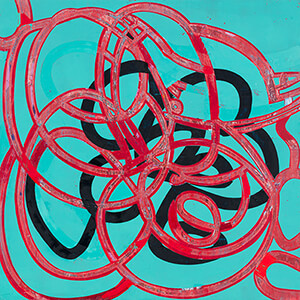 painting, Amour, by Mary Didoardo