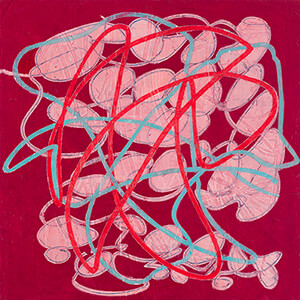 painting, Helium Rose, by Mary Didoardo