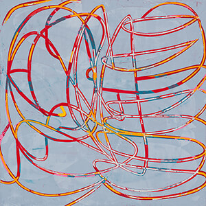 painting, Intimate Blend, by Mary Didoardo