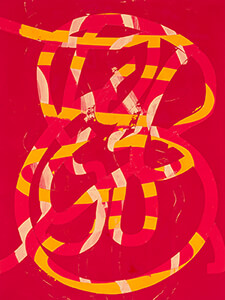 painting, Running in Place, by Mary Didoardo