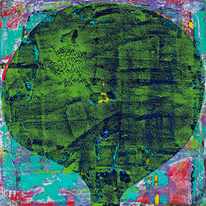 painting, Shrub, by Mary Didoardo